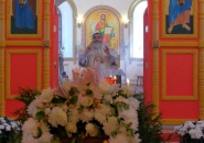 Епископ Мстислав совершил Божественную Литургию в Преображенском кафедральном соборе г. Тихвина